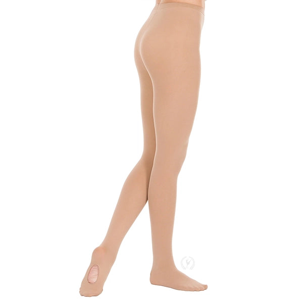 Eurotard Womens TRUE NON-RUN® Microfiber Convertible Tights