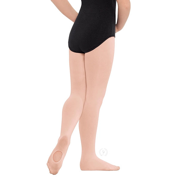 Girls TRUE NON-RUN® Microfiber Convertible Tights