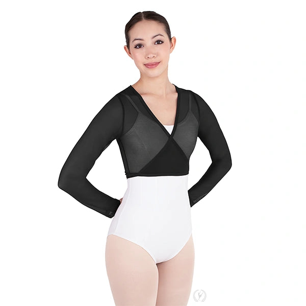 Adult Mesh Wrap Sweater