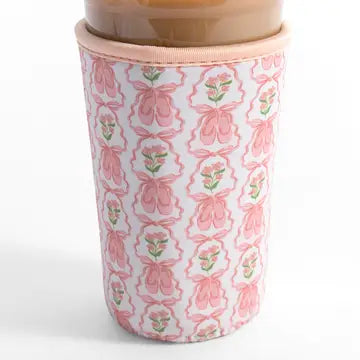 Ballet Slippers & Florals Dance Drink Sleeve-Small