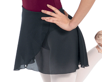 Eurotard Womens Chiffon Wrap Skirt (Pre-Teen 14" Wrap Skirt)