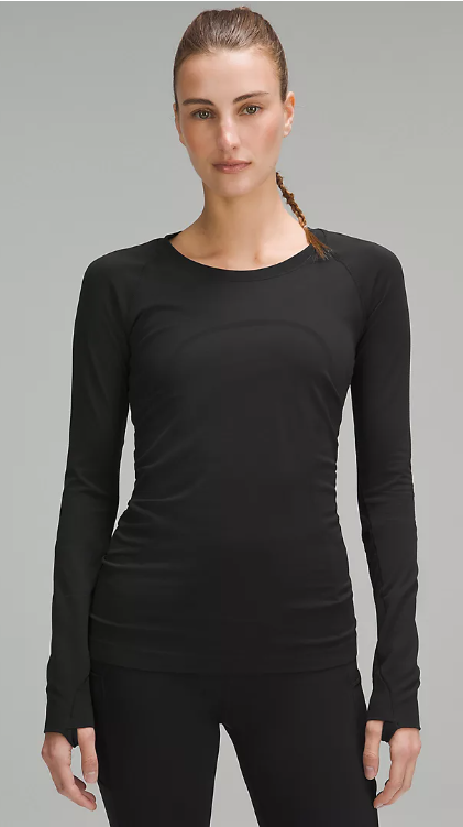 Lululemon 2024 Swiftly Tech Long Sleeve 2.0 Size 0 In Black