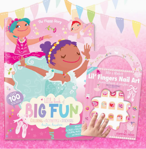Ballet Nail Stickers and Activity Book Gift Pack