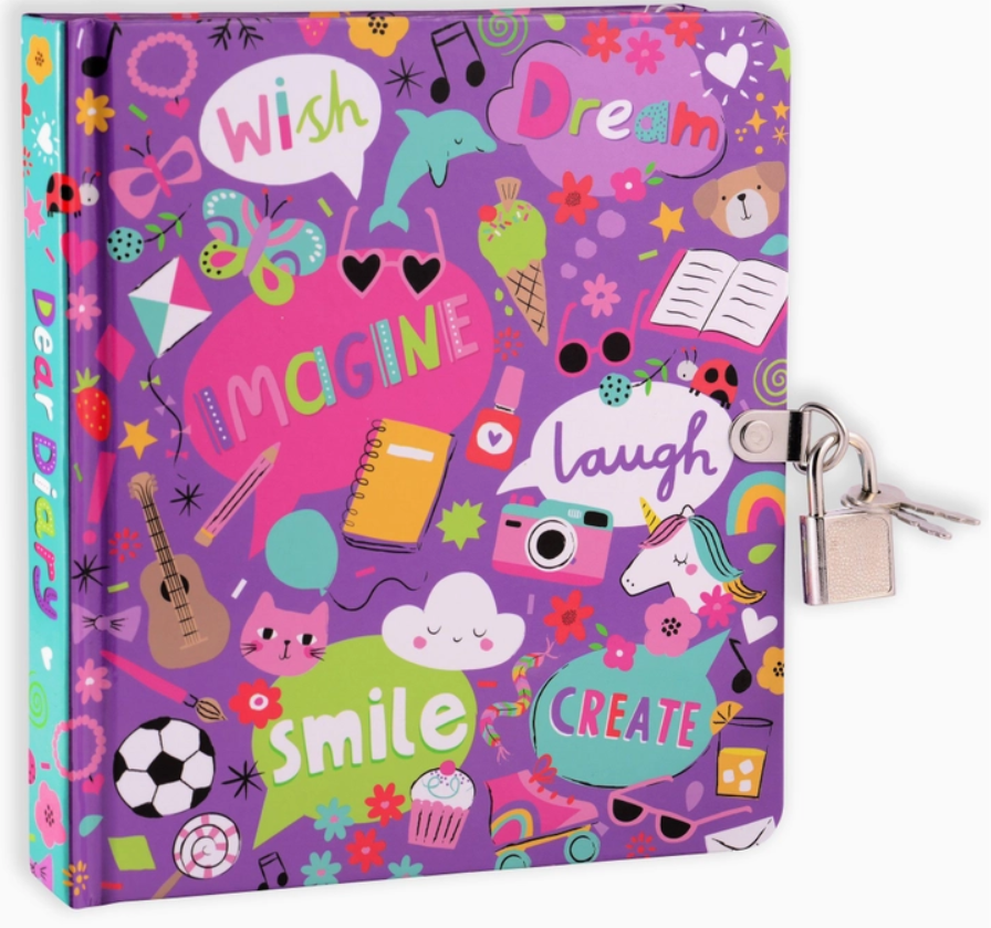 My Favorite Things Lock and Key Diary