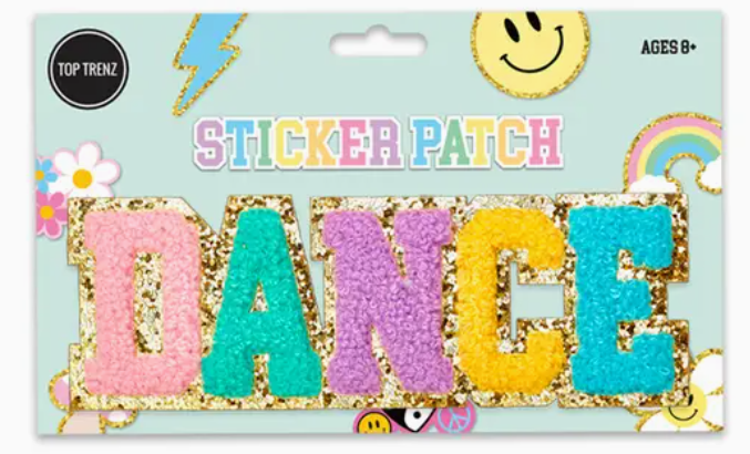 Chenille Sticker Patch-Dance