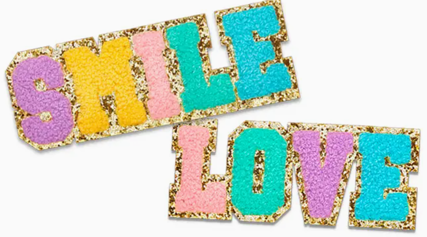 Chenille Sticker Patch-Words