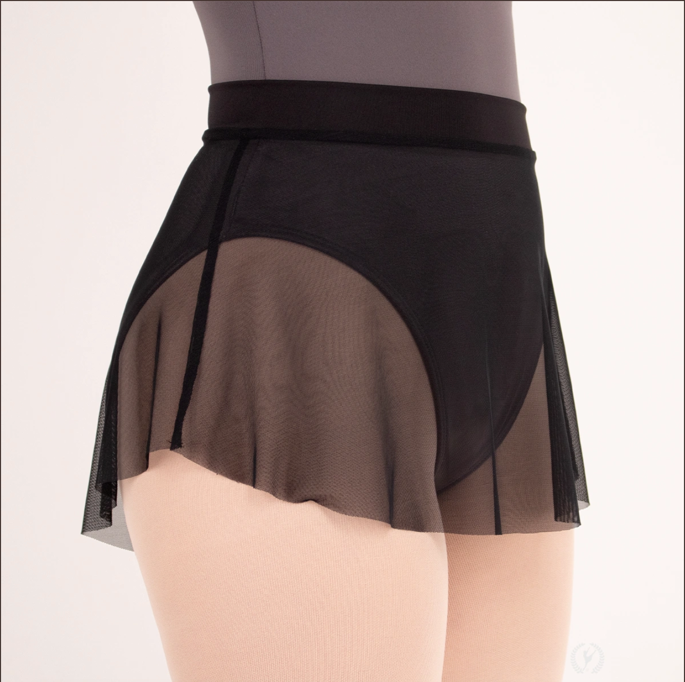Eurotard Womens Mesh Pull-On Mini Ballet Skirt