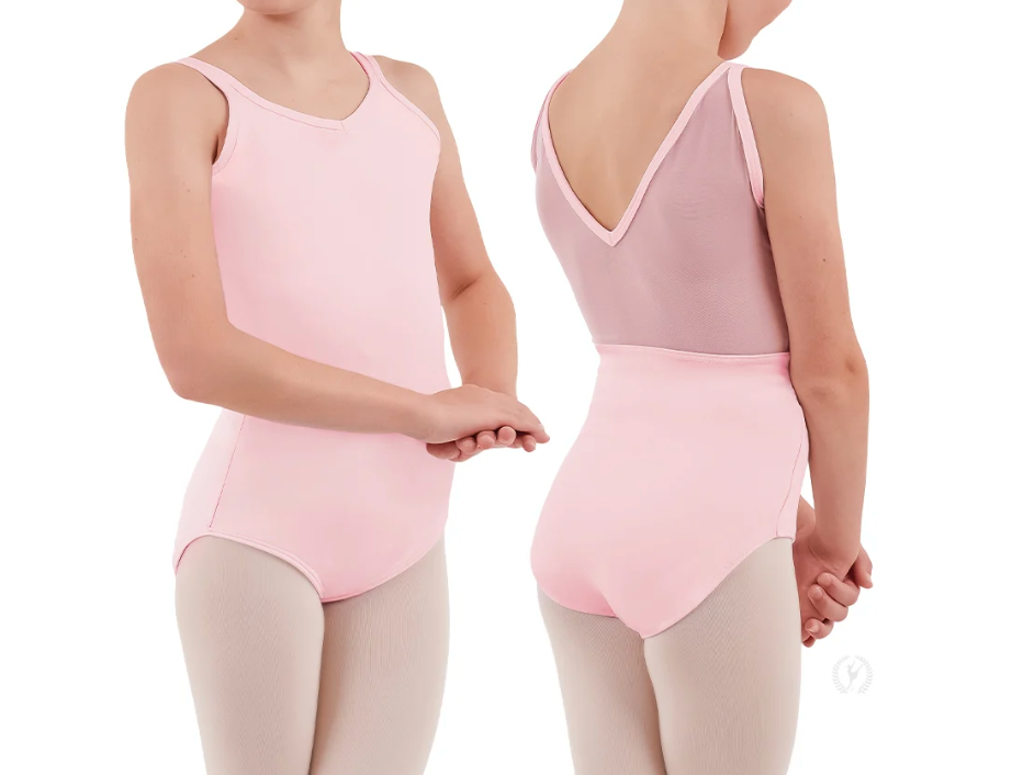 Child Mesh Double Strap Leotard