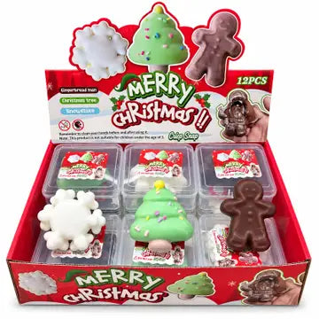 Crispy Shell Christmas Crunchy Cookie Squishy Stress Relief Toy