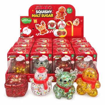 Christmas Glitter Maltose Stress Relief Squishy Toy