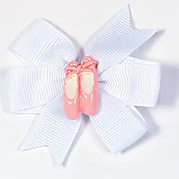 Pinwheel Bow With Ballet Shoes