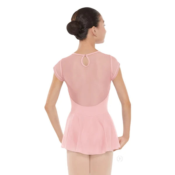 Child Silhouette Mesh Sweetheart Dress
