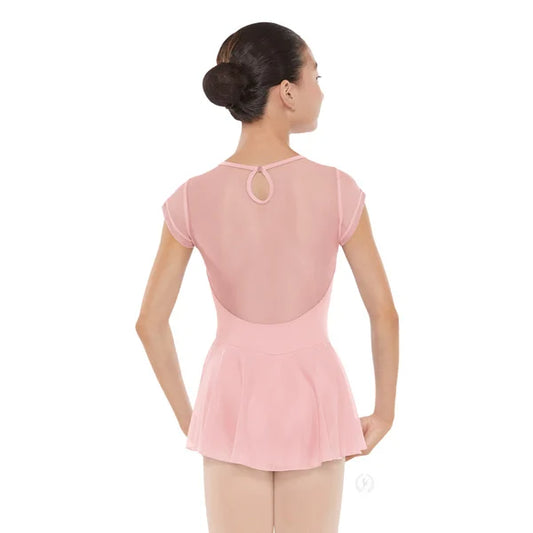 Child Silhouette Mesh Sweetheart Dress