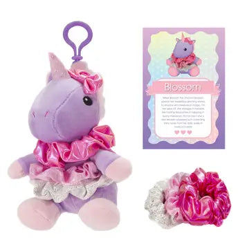 Scrunch Bunch Unicorn Bag Tag