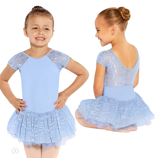 Eurotard Girls Impression Mesh Tutu Dress (Pink)