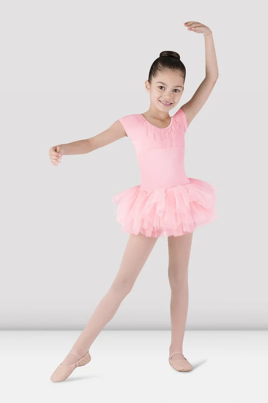 Sequin Heart Back Tutu Leotard