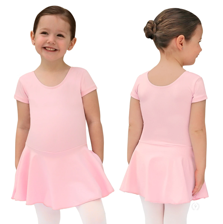 Child Short Sleeve Dance Dress