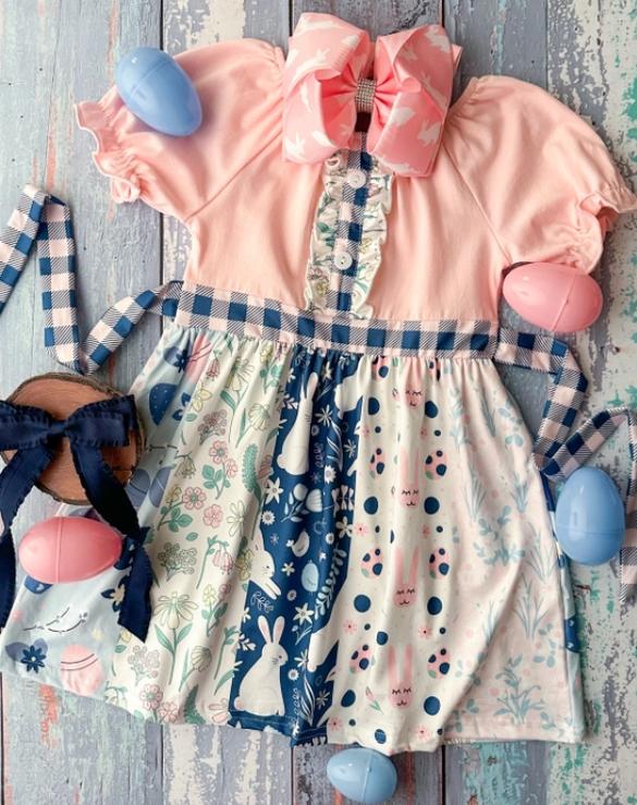 Vintage Easter Tie Dress