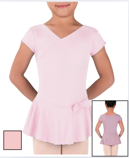 Child Mock Wrap Dress