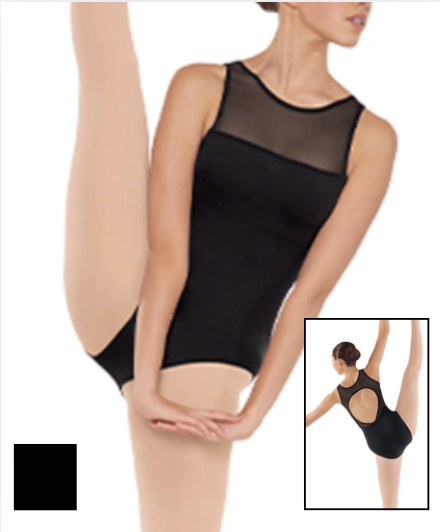 Adult Silhouette Mesh Racerback Leotard
