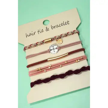 Boho Dual Function Knot Bracelet Hair Ties