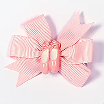 Pinwheel Bow With Ballet Shoes